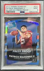 Patrick Mahomes II [Silver Die Cut Press Proof] #327 Football Cards 2017 Panini Donruss Prices
