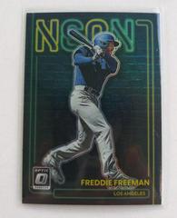 Freddie Freeman Baseball Cards 2022 Panini Donruss Optic Neon Prices