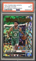 Jayson Tatum [Artist Proof Gold] Basketball Cards 2021 Panini Hoops Prime Twine Prices
