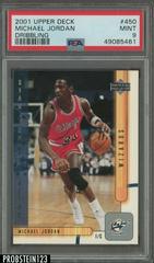 Michael Jordan [Dribbling] #450 Basketball Cards 2001 Upper Deck Prices