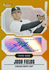 Josh Fields [Green Refractor Autograph] #162 Baseball Cards 2007 Finest Prices