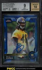 Alvin Dupree [Blue Refractor] #157 Football Cards 2015 Topps Chrome Prices