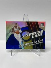 Damian Lillard [Blue] #2 Basketball Cards 2021 Panini Donruss Optic Express Lane Prices