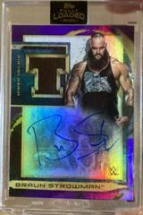 Braun Strowman [Purple] Wrestling Cards 2020 Topps WWE Fully Loaded Table Relics Autographs Prices