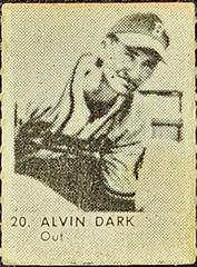 Alvin Dark #20 Baseball Cards 1950 R423 Prices
