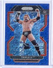 Triple H [Blue Shimmer Prizm] Wrestling Cards 2022 Panini Prizm WWE Prices