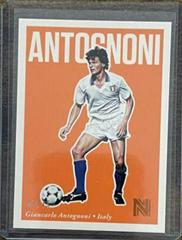 Giancarlo Antognoni [Orange] Soccer Cards 2017 Panini Nobility Prices