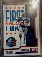 Lawrence Taylor [Red] #5 Football Cards 2023 Panini Score First Ballot Prices