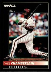 Wes Chamberlain #36 Baseball Cards 1992 Pinnacle Prices