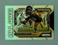 Diontae Johnson [Silver] #AO-14 Football Cards 2022 Panini Prizm All Out Prices