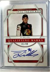 Ty Dillon #QM-TY Racing Cards 2021 Panini National Treasures NASCAR Qualifying Marks Prices