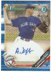 Adam Kloffenstein [Blue Refractor] Baseball Cards 2019 Bowman Chrome Prospects Autographs Prices