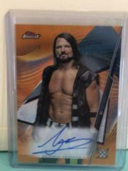 AJ Styles [Orange] Wrestling Cards 2020 Topps WWE Finest Autographs Prices