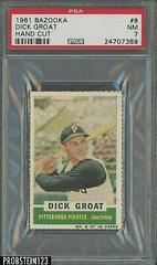 Dick Groat [Hand Cut] Baseball Cards 1961 Bazooka Prices