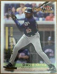 David Ortiz #39 Baseball Cards 2001 Fleer Triple Crown Prices