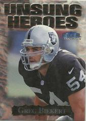 Greg Biekert #21 Football Cards 1999 Fleer Unsung Heroes Prices
