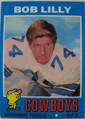 Bob Lilly Football Cards 1971 Topps Prices