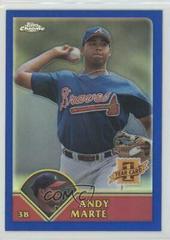 Andy Marte [Refractor] #208 Baseball Cards 2003 Topps Chrome Prices