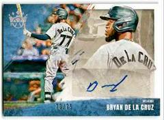 Bryan De La Cruz [Silver] #DKS-BC Baseball Cards 2022 Panini Diamond Kings DK Signatures Prices
