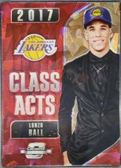 Lonzo Ball [Red Cracked Ice] #21 Basketball Cards 2018 Panini Contenders Optic Class Acts Prices