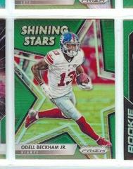 Odell Beckham Jr. [Green] #13 Football Cards 2016 Panini Prizm Shining Stars Prices