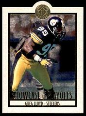 Greg Lloyd [Die Cut] #PS14 Football Cards 1995 SP Championship Playoff Showcase Prices