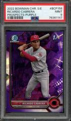 Ricardo Cabrera [Sapphire Purple] #BDC-139 Baseball Cards 2022 Bowman Draft Chrome Prices