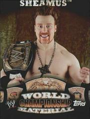 Sheamus Wrestling Cards 2010 Topps WWE World Championship Material Prices