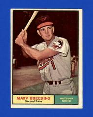 Marv Breeding #321 Baseball Cards 1961 Topps Prices