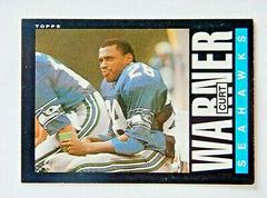 Curt Warner #392 Football Cards 1985 Topps Prices