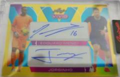 edouard Mendy , Jorginho #DA-28 Soccer Cards 2022 Leaf Vivid Dual Autographs Prices