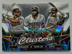 Juan Soto, Xander Bogaerts, Fernando Tatis Jr. Baseball Cards 2023 Topps Cosmic Chrome Stars Clusters Prices