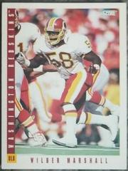 Wilber Marshall Football Cards 1993 Panini Score Prices