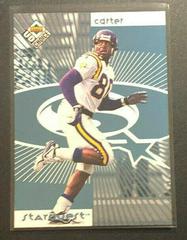 Cris Carter [Blue] #6 Football Cards 1998 Upper Deck UD Choice Starquest Prices