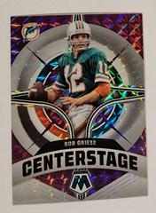 Bob Griese [Purple] #CS-18 Football Cards 2022 Panini Mosaic Center Stage Prices