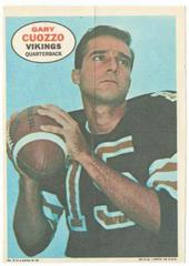 Gary Cuozzo #9 Football Cards 1968 Topps Posters Prices