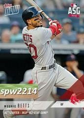 Mookie Betts Baseball Cards 2018 Topps Now All Star Prices