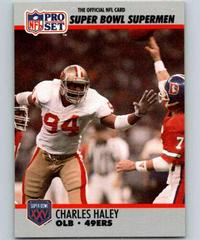 Charles Haley #95 Football Cards 1990 Pro Set Super Bowl 160 Prices