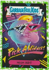 Neon ART [Green] #2a Garbage Pail Kids We Hate the 80s Prices