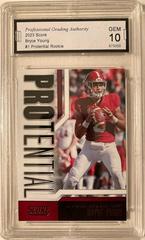 Bryce Young [Gem Masters] #1 Football Cards 2023 Panini Score Protential Prices