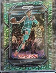 Lamelo Ball [Green Shimmer] #10 Basketball Cards 2022 Panini Prizm Monopoly Prices