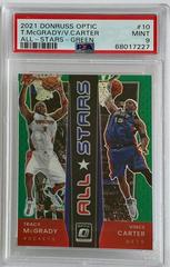 Tracy McGrady, Vince Carter [Green] #10 Basketball Cards 2021 Panini Donruss Optic All Stars Prices