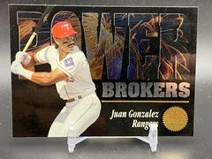 Juan Gonzalez Baseball Cards 1994 Leaf Power Brokers Prices