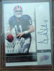 Drew Bledsoe #SS-DB Football Cards 2004 SP Authentic Scripts for Success Autograph Prices