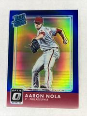 Aaron Nola [Blue] #37 Baseball Cards 2016 Panini Donruss Optic Prices