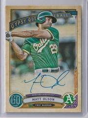 Matt Olson [Bazooka Back] #GQA-MO Baseball Cards 2019 Topps Gypsy Queen Autographs Prices