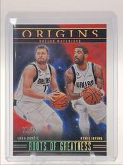 Kyrie Irving / Luka Doncic [Red] #1 Basketball Cards 2023 Panini Origins Roots of Greatness Prices