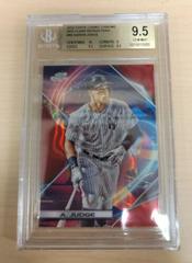 Aaron Judge [Red Flare] Baseball Cards 2022 Topps Cosmic Chrome Prices