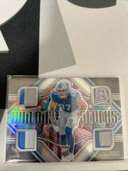 Aidan Hutchinson [Psychedelic] #BBL-AHU Football Cards 2022 Panini Spectra Building Blocks Prices