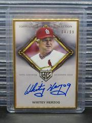 Whitey Herzog #HAFA-WH Baseball Cards 2023 Topps Gilded Collection Gold Framed Hall of Famers Autographs Prices